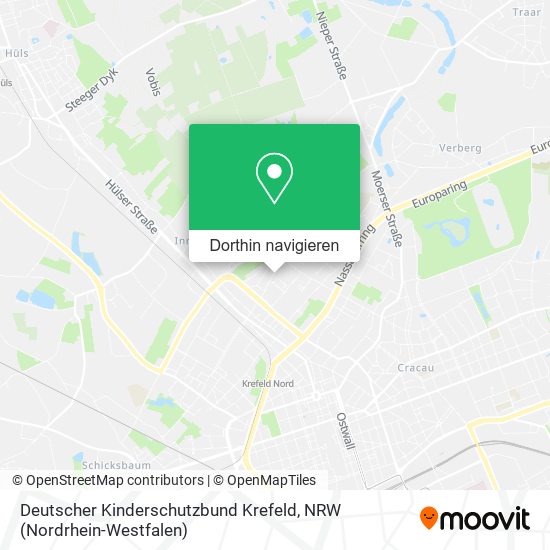 Deutscher Kinderschutzbund Krefeld Karte