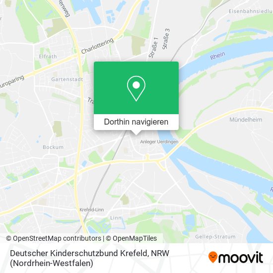 Deutscher Kinderschutzbund Krefeld Karte