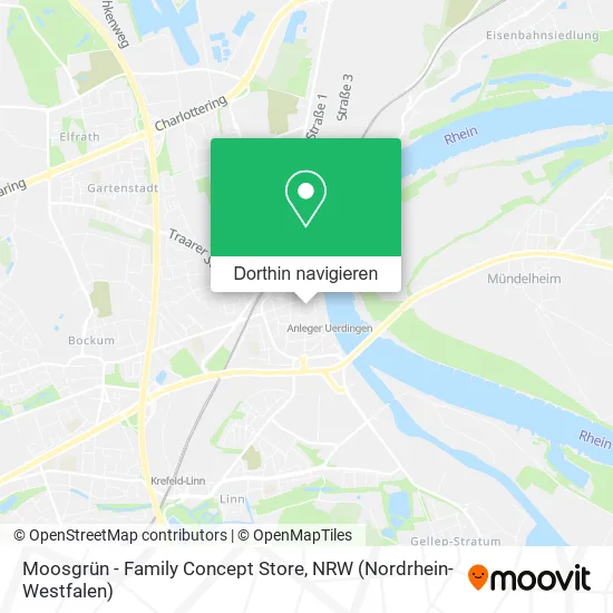 Moosgrün - Family Concept Store Karte