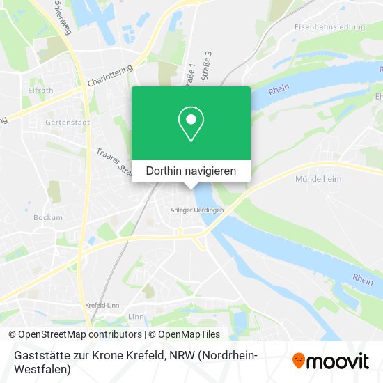 Gaststätte zur Krone Krefeld Karte