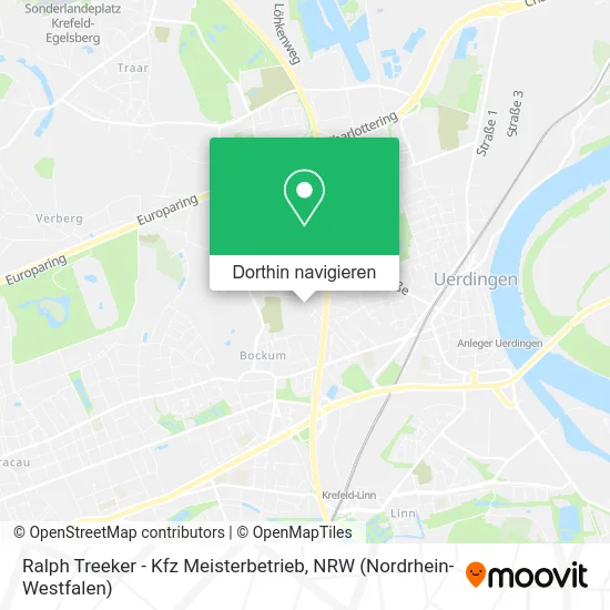 Ralph Treeker - Kfz Meisterbetrieb Karte