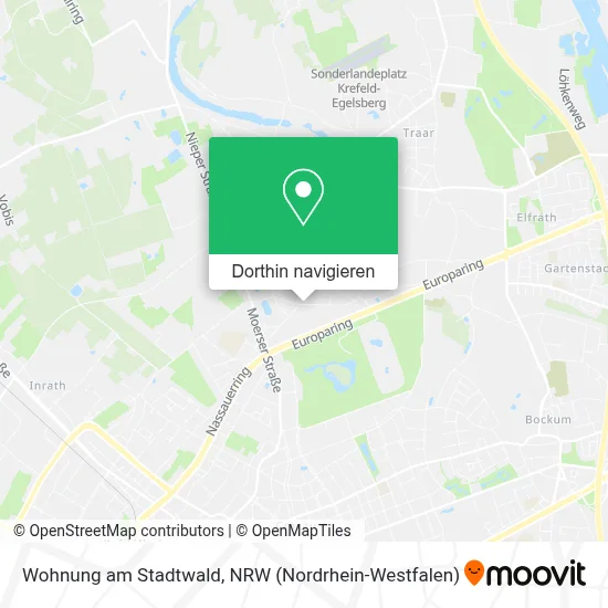 Wohnung am Stadtwald Karte