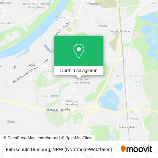 Fahrschule Duisburg Karte
