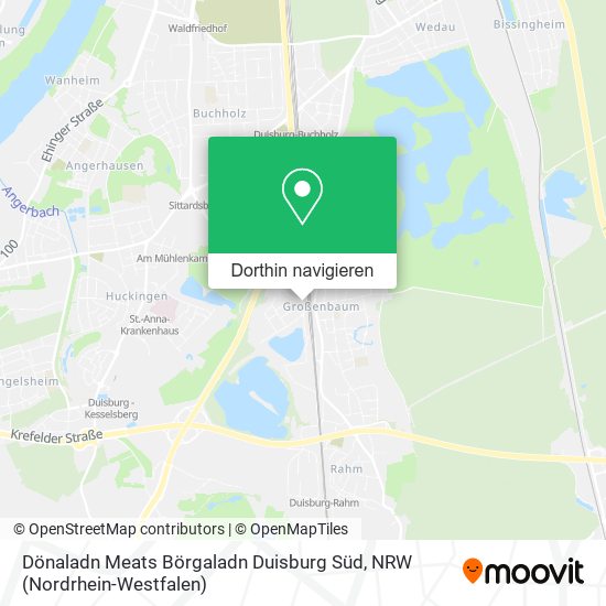 Dönaladn Meats Börgaladn Duisburg Süd Karte