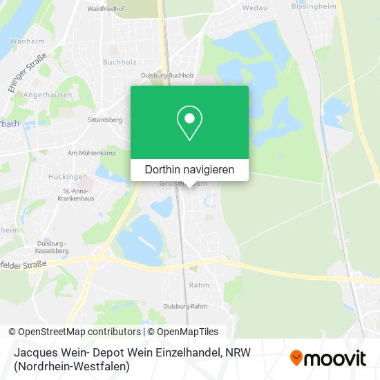 Jacques Wein- Depot Wein Einzelhandel Karte