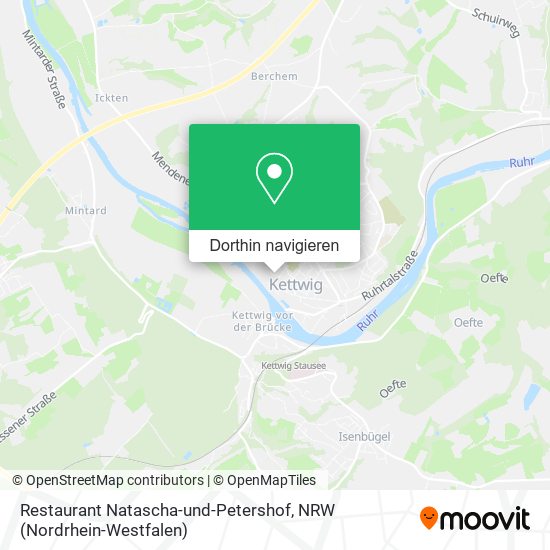 Restaurant Natascha-und-Petershof Karte