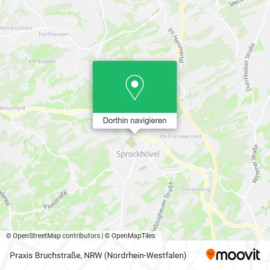 Praxis Bruchstraße Karte