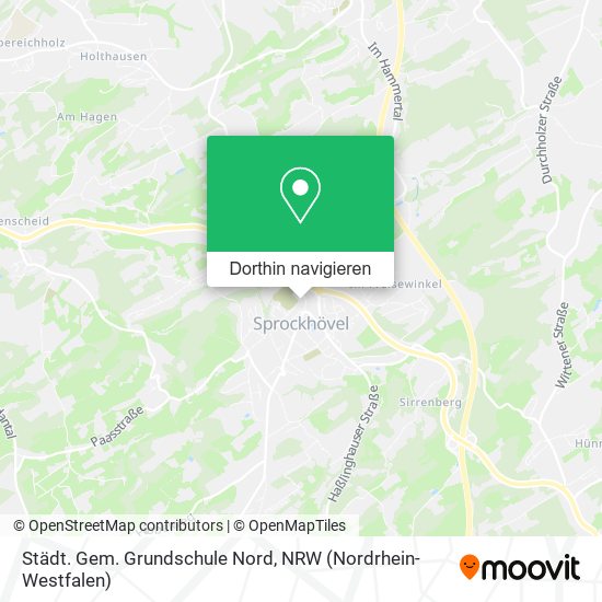 Städt. Gem. Grundschule Nord Karte