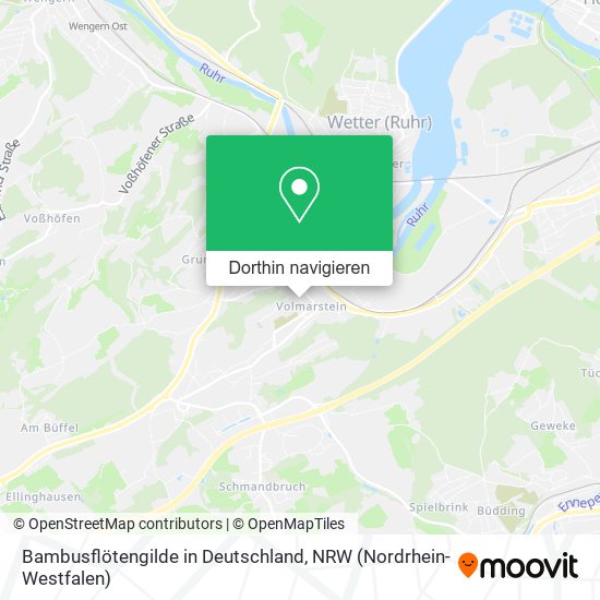 Bambusflötengilde in Deutschland Karte