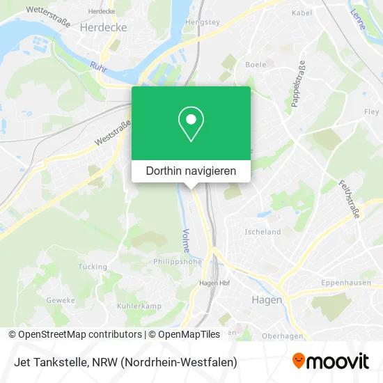 Jet Tankstelle Karte
