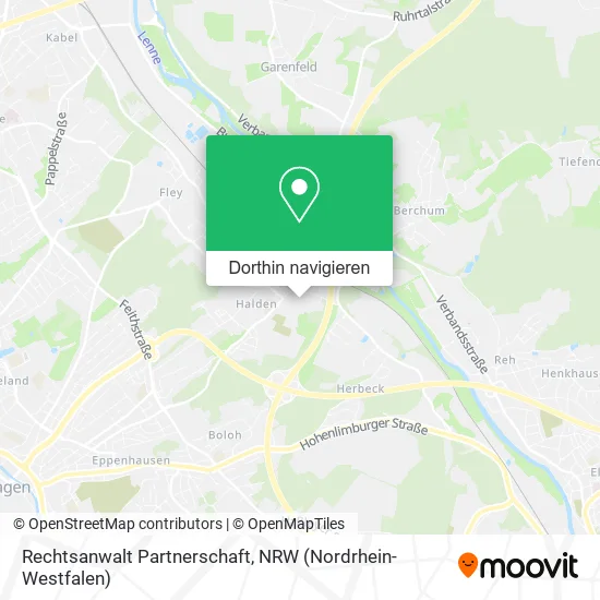 Rechtsanwalt Partnerschaft Karte