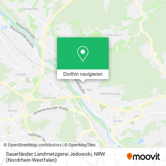 Sauerländer Landmetzgerei Jedowski Karte