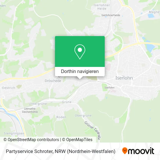 Partyservice Schroter Karte