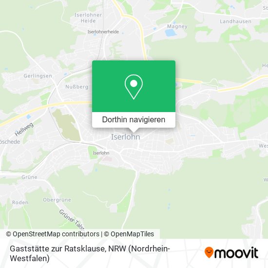 Gaststätte zur Ratsklause Karte