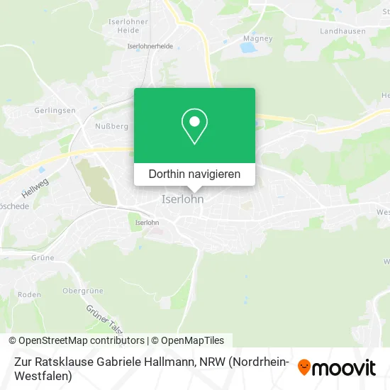 Zur Ratsklause Gabriele Hallmann Karte