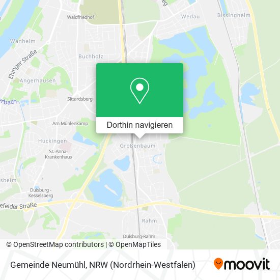 Gemeinde Neumühl Karte