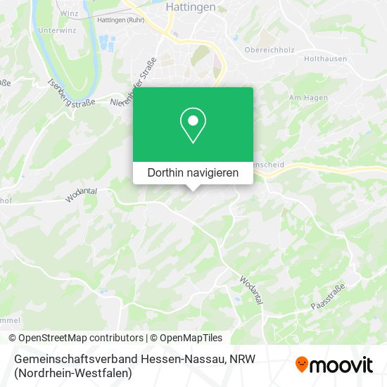Gemeinschaftsverband Hessen-Nassau Karte