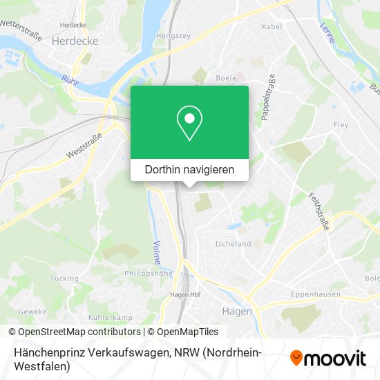 Hänchenprinz Verkaufswagen Karte