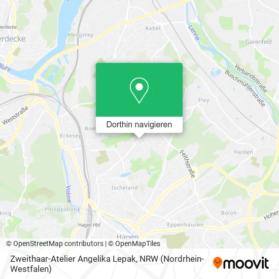 Zweithaar-Atelier Angelika Lepak Karte