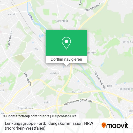 Lenkungsgruppe Fortbildungskommission Karte