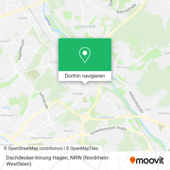 Dachdecker-Innung Hagen Karte