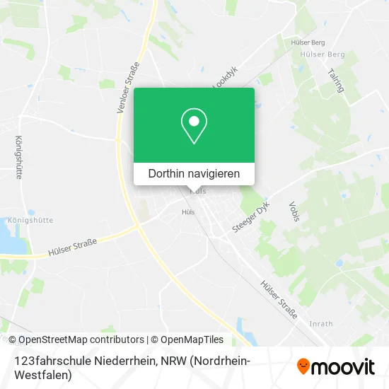 123fahrschule Niederrhein Karte