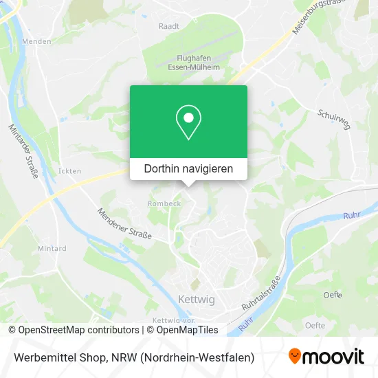 Werbemittel Shop Karte
