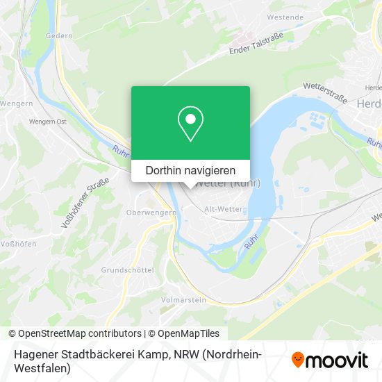 Hagener Stadtbäckerei Kamp Karte