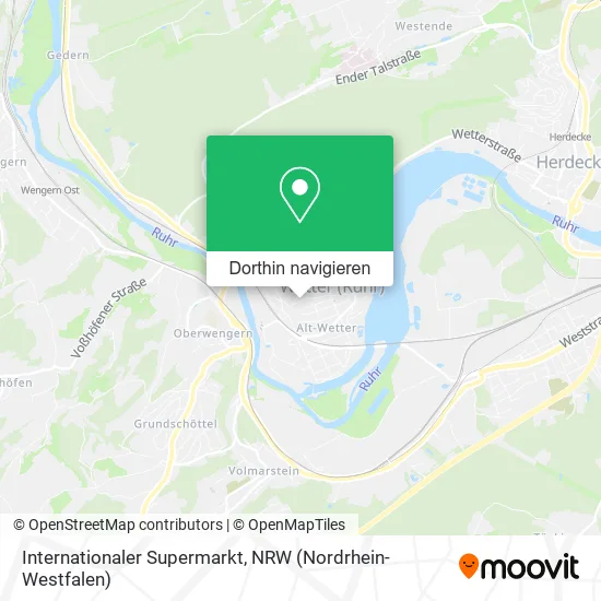 Internationaler Supermarkt Karte