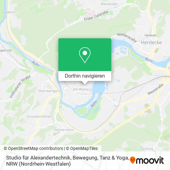 Studio für Alexandertechnik, Bewegung, Tanz & Yoga Karte