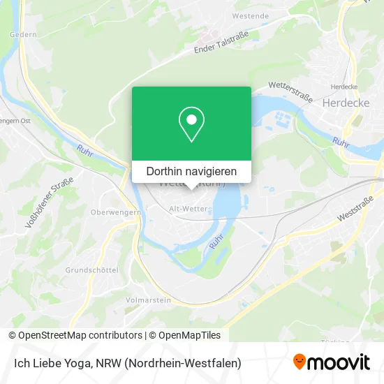 Ich Liebe Yoga Karte