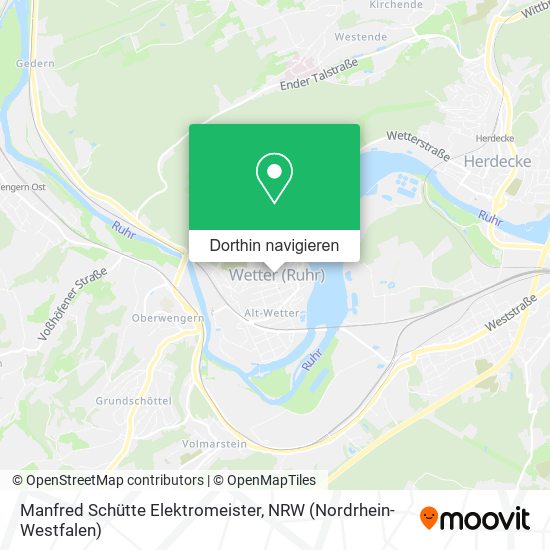 Manfred Schütte Elektromeister Karte