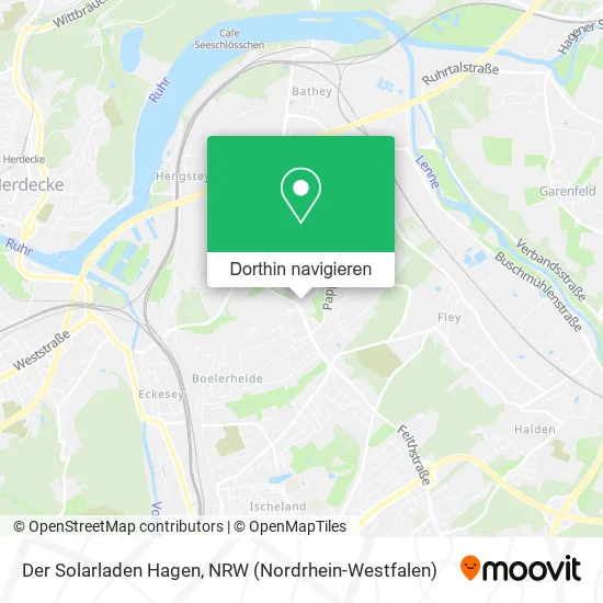 Der Solarladen Hagen Karte