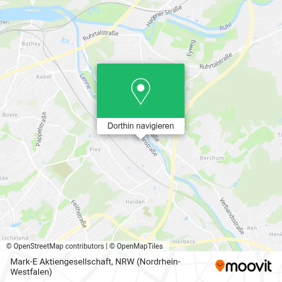 Mark-E Aktiengesellschaft Karte
