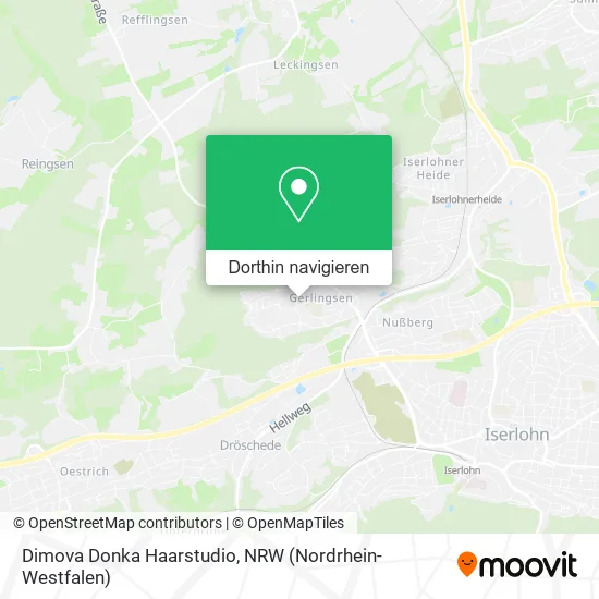 Dimova Donka Haarstudio Karte