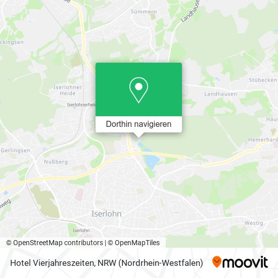 Hotel Vierjahreszeiten Karte