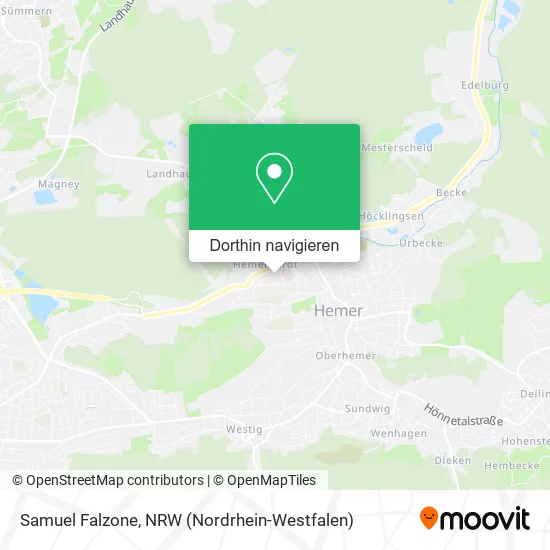 Samuel Falzone Karte