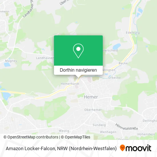 Amazon Locker-Falcon Karte