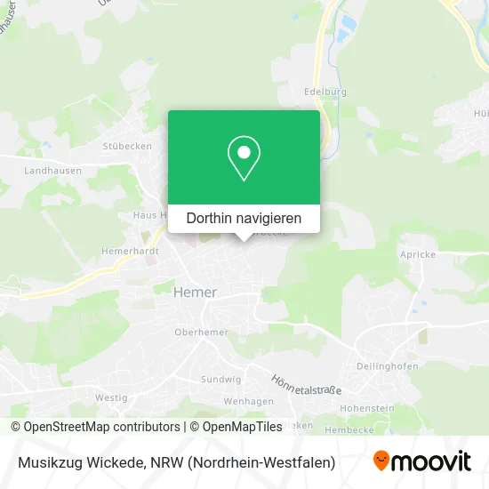 Musikzug Wickede Karte