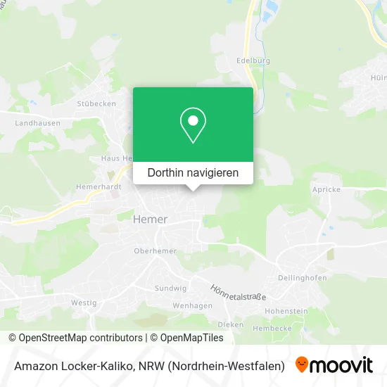 Amazon Locker-Kaliko Karte