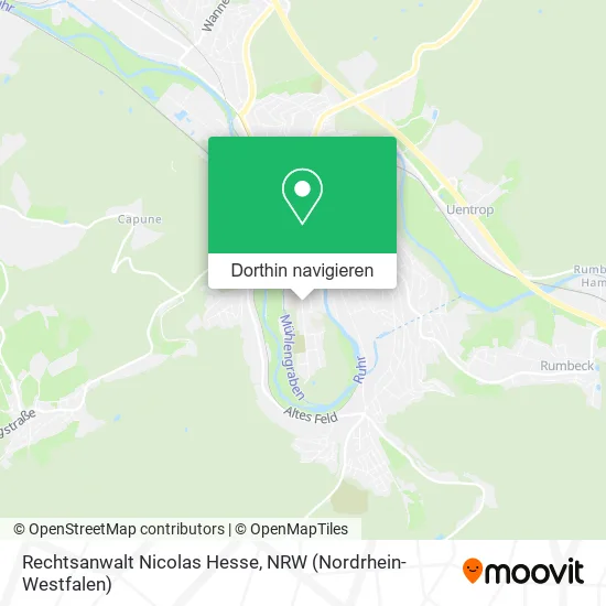 Rechtsanwalt Nicolas Hesse Karte