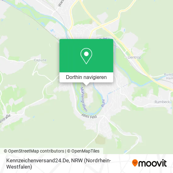 Kennzeichenversand24.De Karte