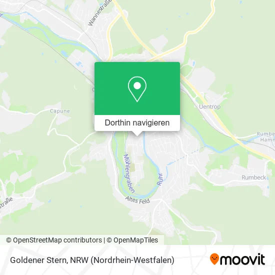 Goldener Stern Karte