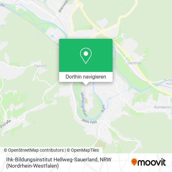 Ihk-Bildungsinstitut Hellweg-Sauerland Karte