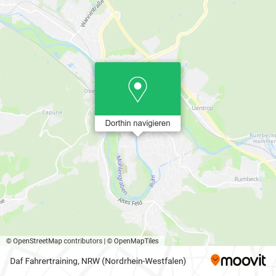 Daf Fahrertraining Karte