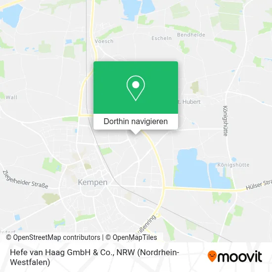Hefe van Haag GmbH & Co. Karte