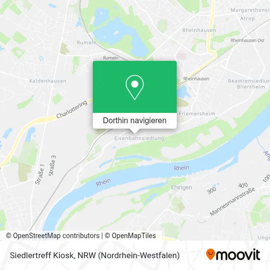 Siedlertreff Kiosk Karte