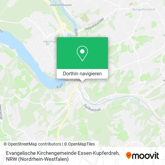 Evangelische Kirchengemeinde Essen-Kupferdreh Karte