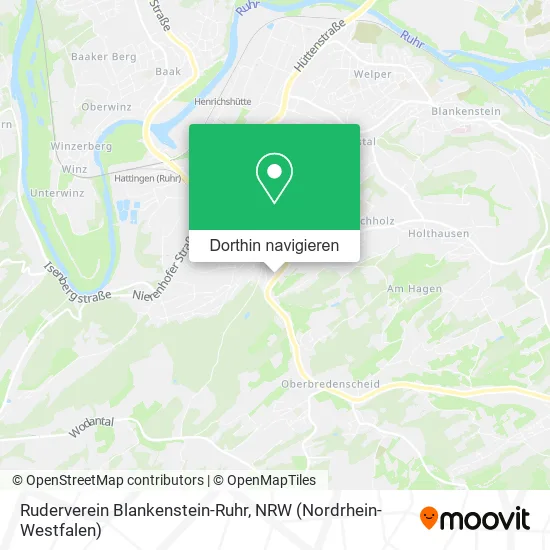 Ruderverein Blankenstein-Ruhr Karte