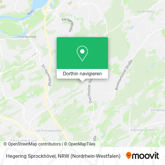 Hegering Sprockhövel Karte